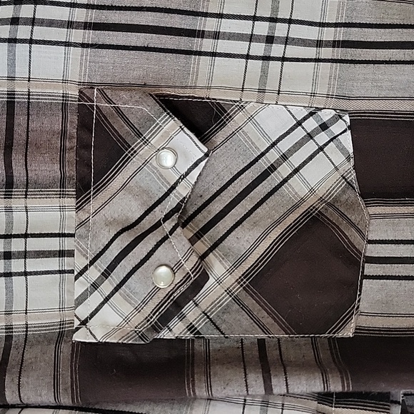 Vintage Pearl Snap Western Short Sleeve - Picture 3 of 4